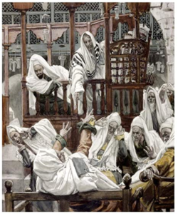 Tissot:The woman with an infirmity of 18 years